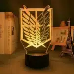 Lampe 3D attaque des titans 4