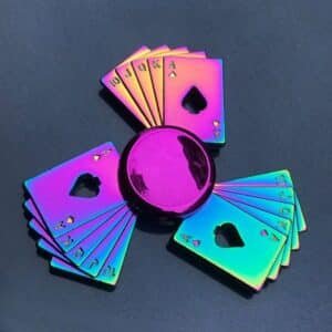 Hand spinner arc en ciel