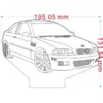 Lampe 3D BMW 9