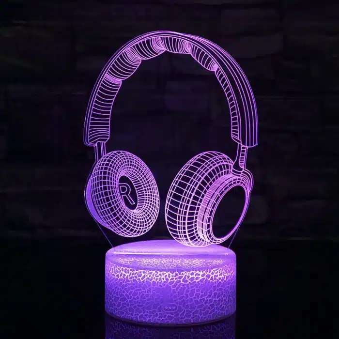 Lampe 3D musique 1