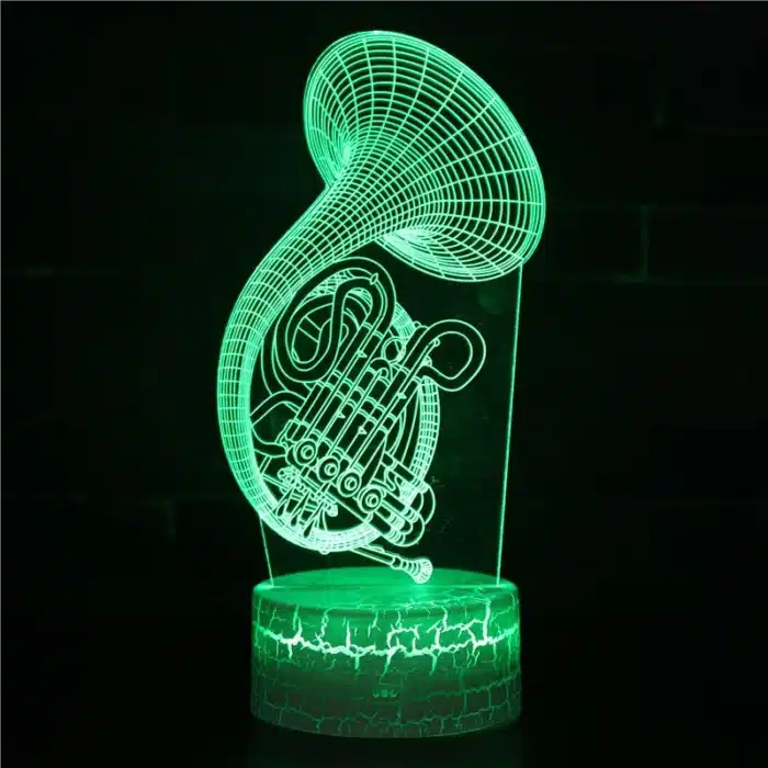 Lampe 3D musique 7