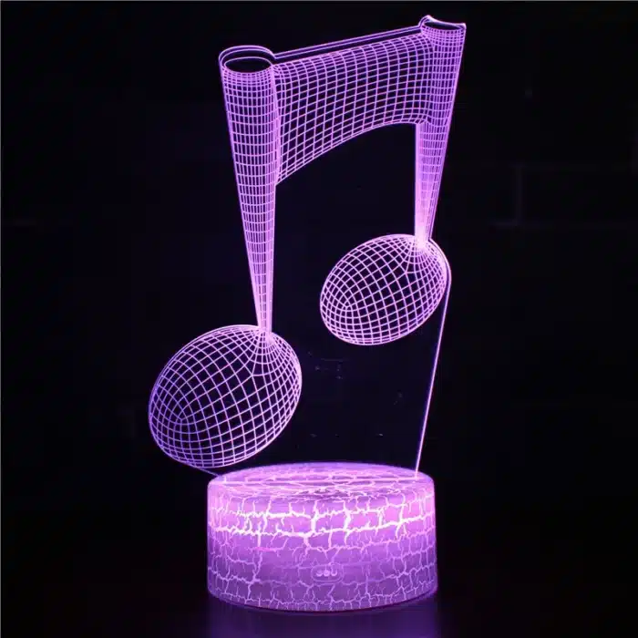 Lampe 3D musique 2