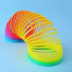 Jeu ressort multicolore