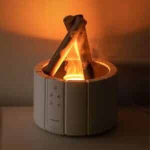 Diffuseur huile essentielle feu de bois