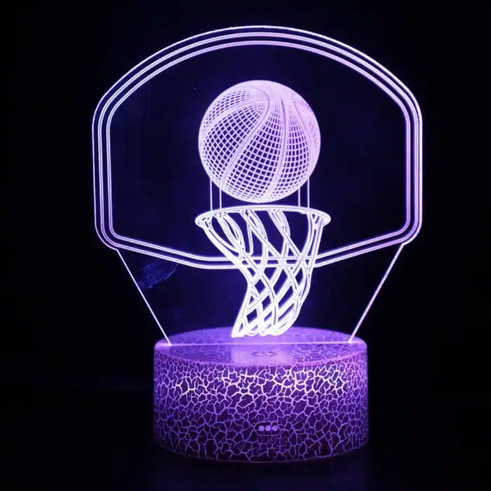 Lampe 3D basketball 3