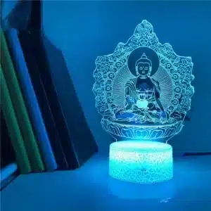 Lampe 3D Bouddha 1