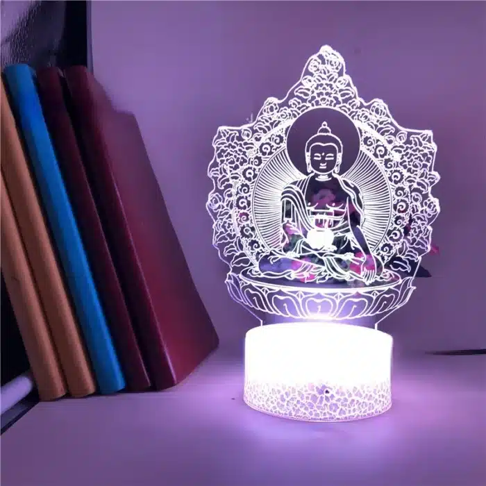 Lampe 3D Bouddha 2