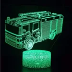 Lampe 3D pompier 4
