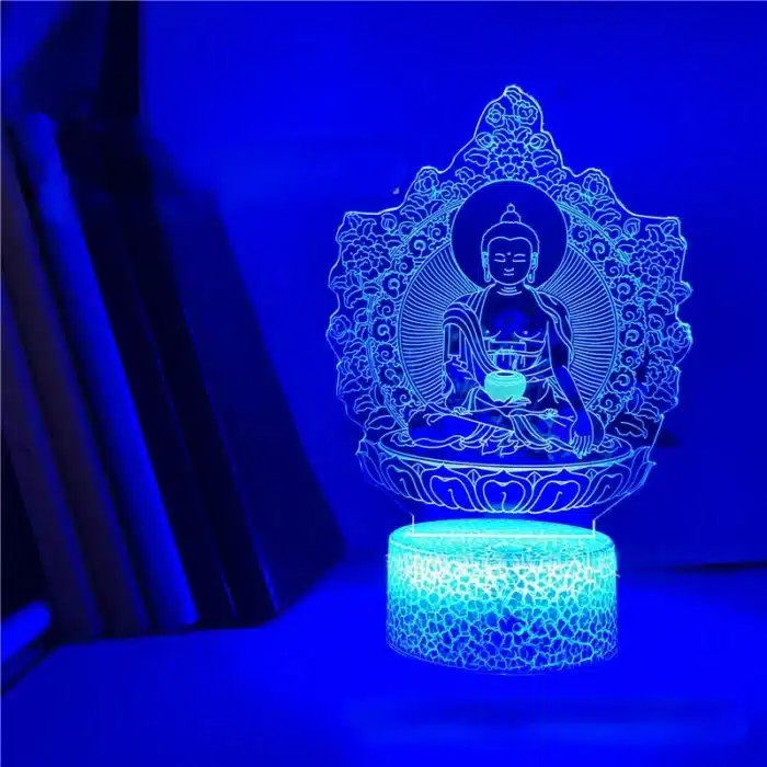 Lampe 3D Bouddha 4
