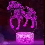 Lampe 3D cheval 9
