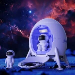 Lampe astronaute projecteur