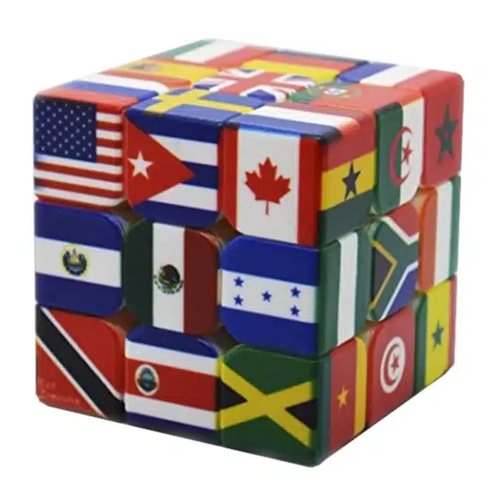 Rubik's cube drapeau 1