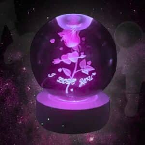 Veilleuse boule 3D I Love You