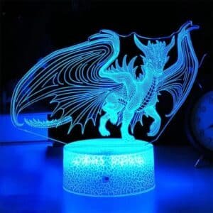 Lampe 3D dragon