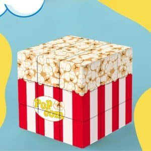 Rubik's cube pop corn